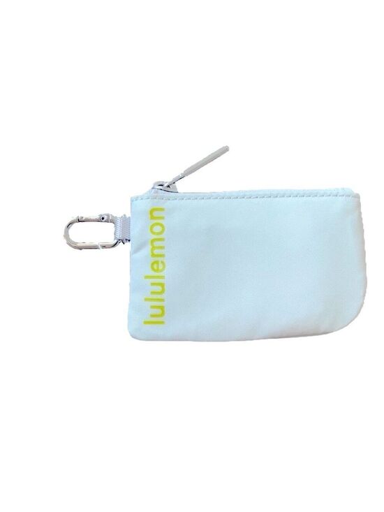 lululemon athletica Handbags - Lululemon White Yellow Lichen Wristlet Pouch NEW